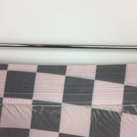 TROSMAN abstract checkerboard skater skirt SZ 2 - Picture 6 of 8